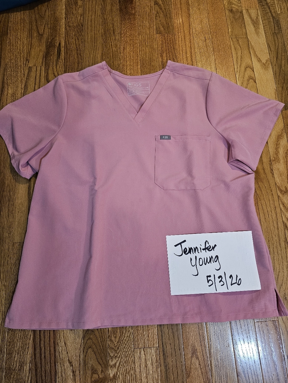 Figs Chalk Pink Xxl Catarina